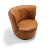 swingsessel leder cognac
